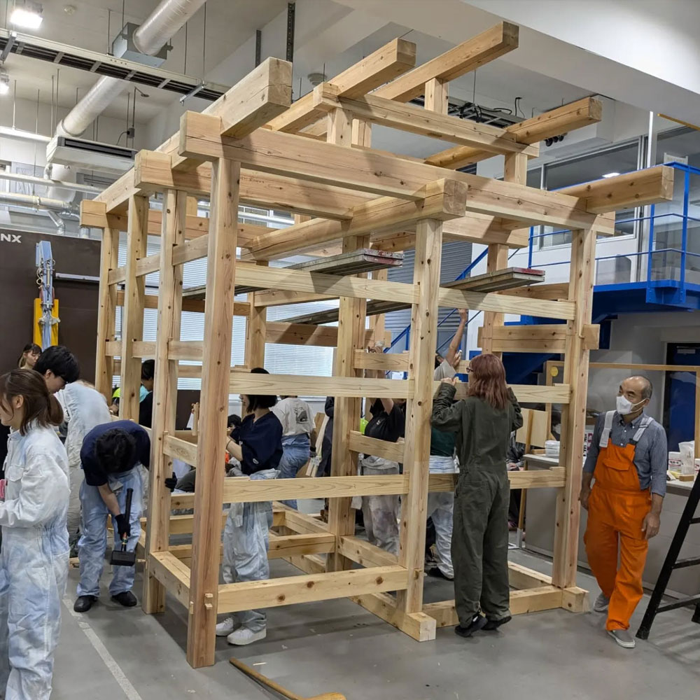 教育機関での実習風景